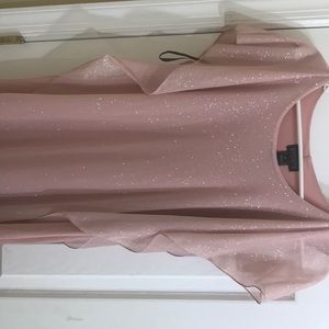 It’s a sparkly pink dress